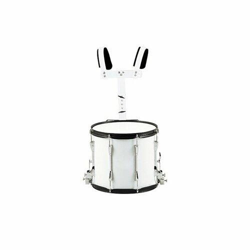 Маршевый барабан AP Percussion MP-1412, белый барабан маршевый большой ap percussion mb 2612