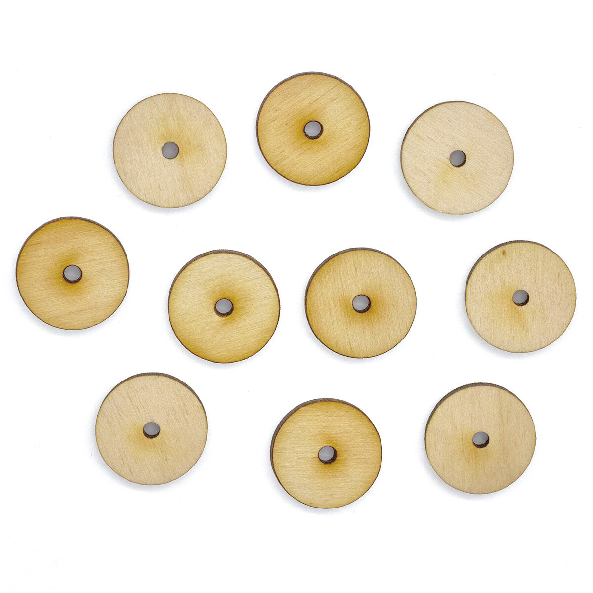 Диск из фанеры для создания игрушек 20 мм, толщина 3 мм, 10 шт — фото 1