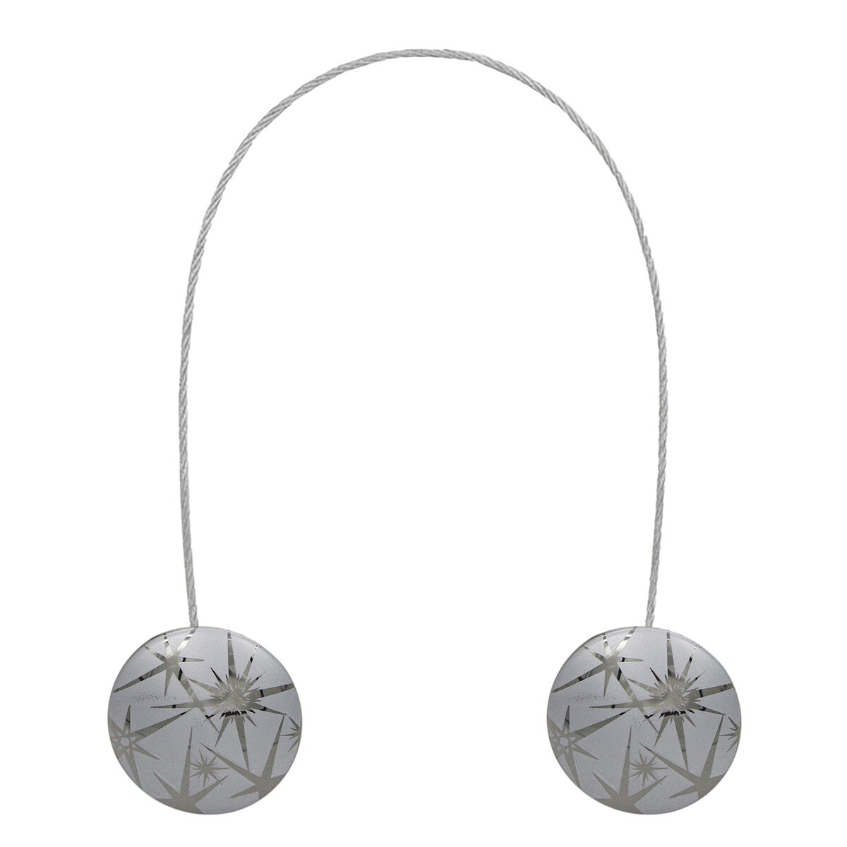 Подхват для штор магнитный, диаметр 4,5 см, длина троса 30 см, SmolTex (26С)