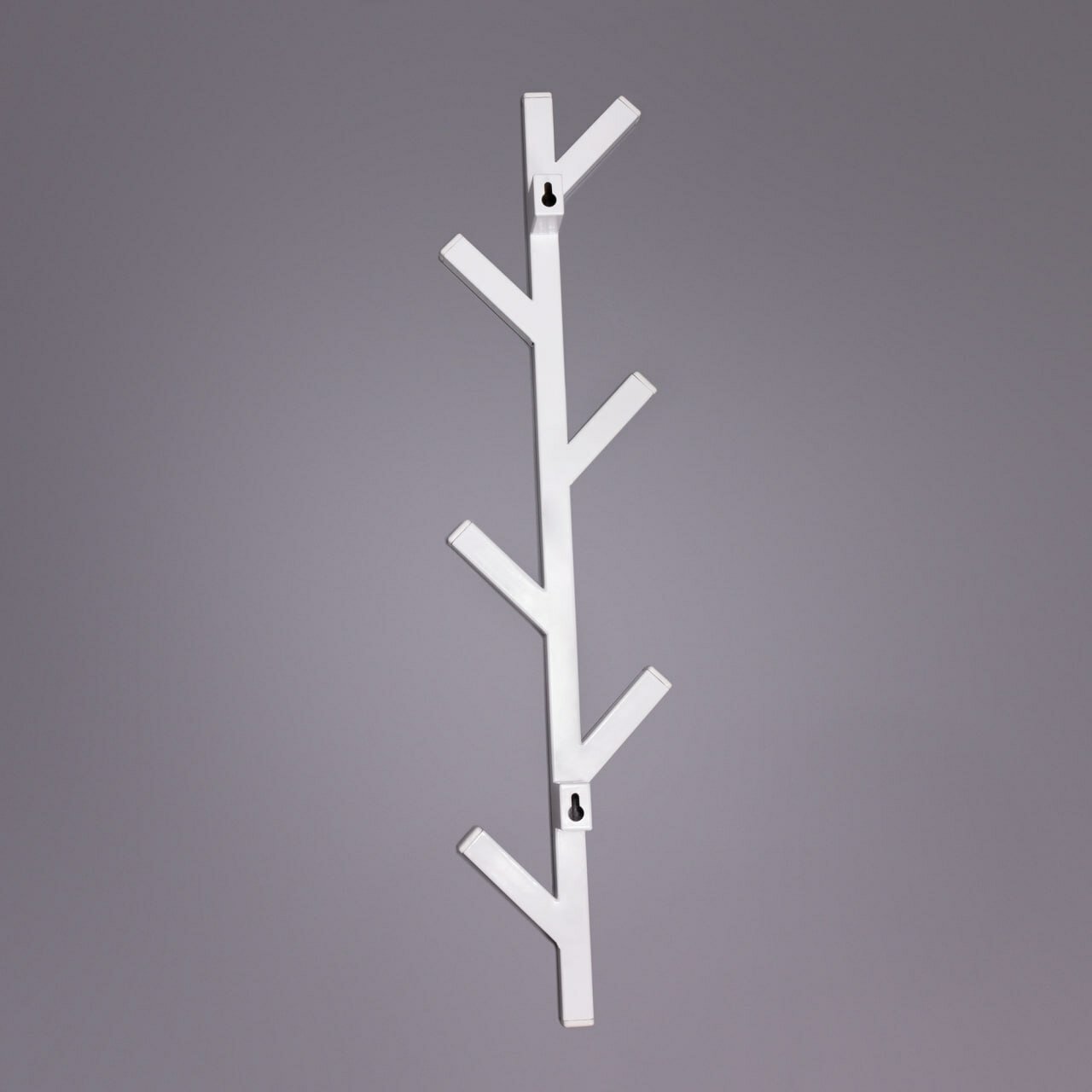 Вешалка настенная для одежды Лайт 62 см, белая — фото 1