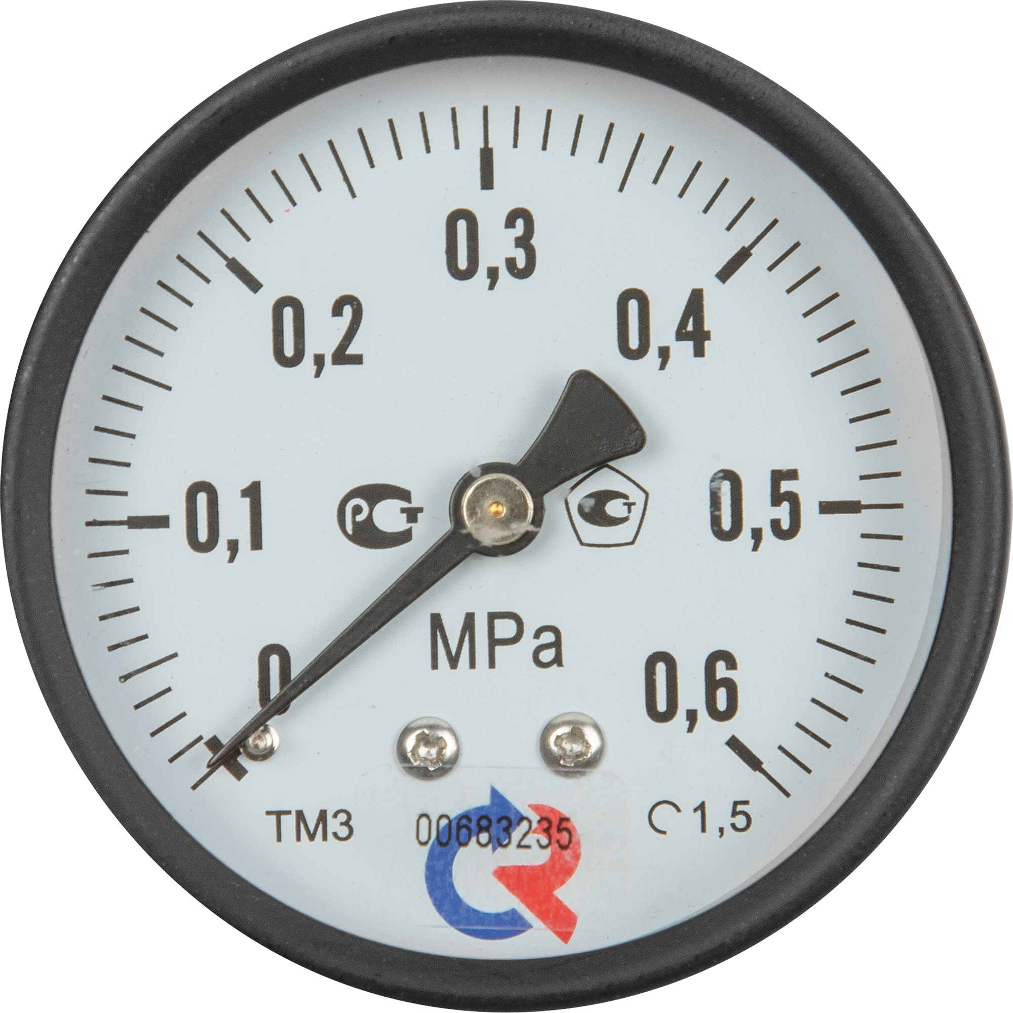 Манометр осевой Росма 6 бар 1/4"