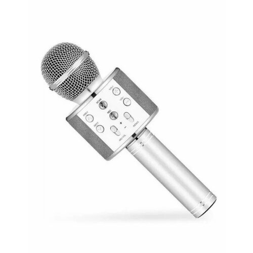 Микрофон для караоке, для вокала. Premium.SILVER