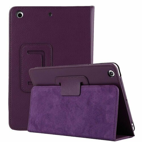 Чехол Mypads для iPad Air 2 (A1566/ A1567) импортная кожа, фиолетовый чехол футляр mypads для ipad air 2 a1566 a1567 тематика карта мира кожаный коричневый