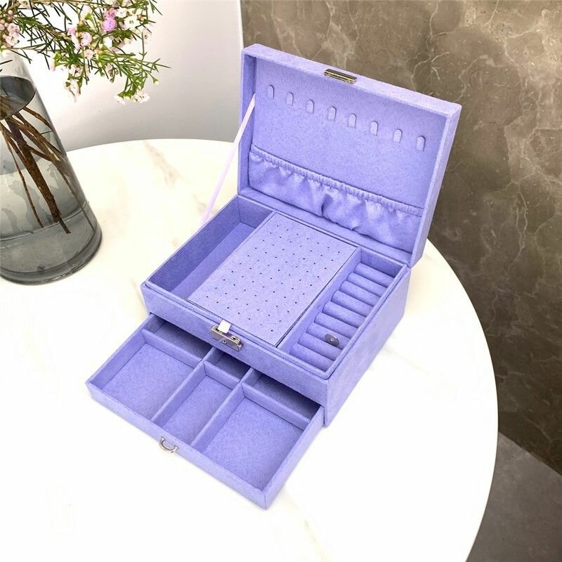 Шкатулка для хранения украшений Мальта, сиреневый — фото 1