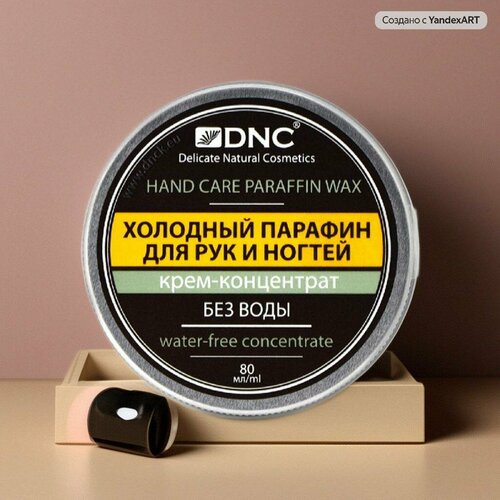 Крем Холодный парафин для рук и ногтей, 80 мл, DNC ночная маска для кожи рук и ногтей dnc восстановление и омоложение 80 мл