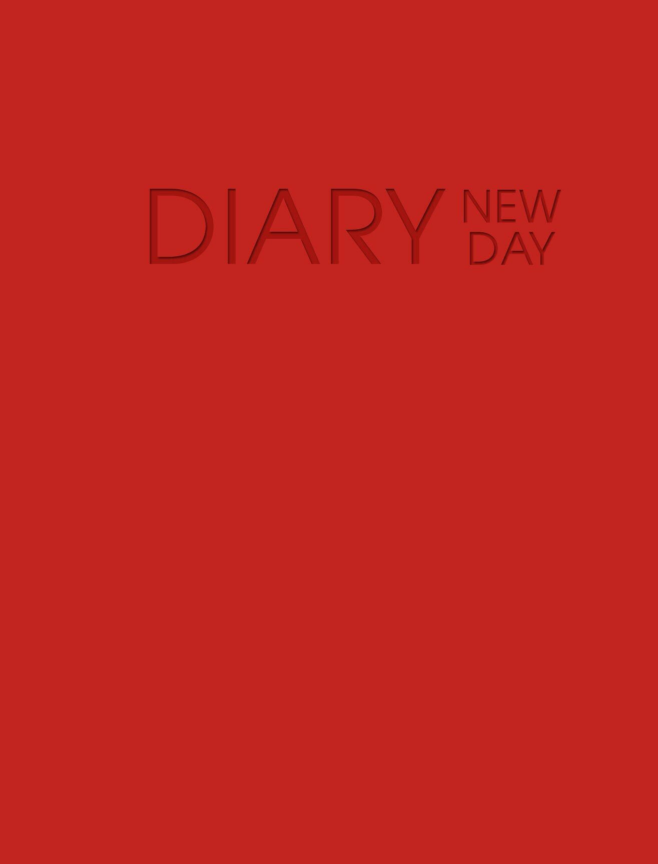 Ежедневник недатированный New day. Красный, А6, 128 листов Listoff - фото №2
