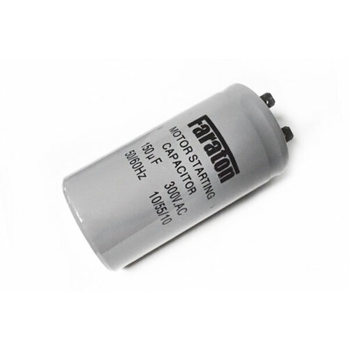Пусковой конденсатор CD60-J 150 мкФ 300В 4T (FARATON) 42x42x82 мм