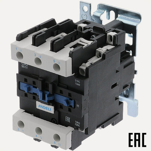 Изображение товара Контактор CJX2-D9511 3P 220В 95А 1з+1р ADL08-015 ANDELI