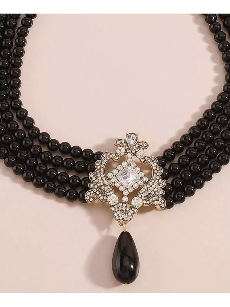 Чокер, черный — фото 1