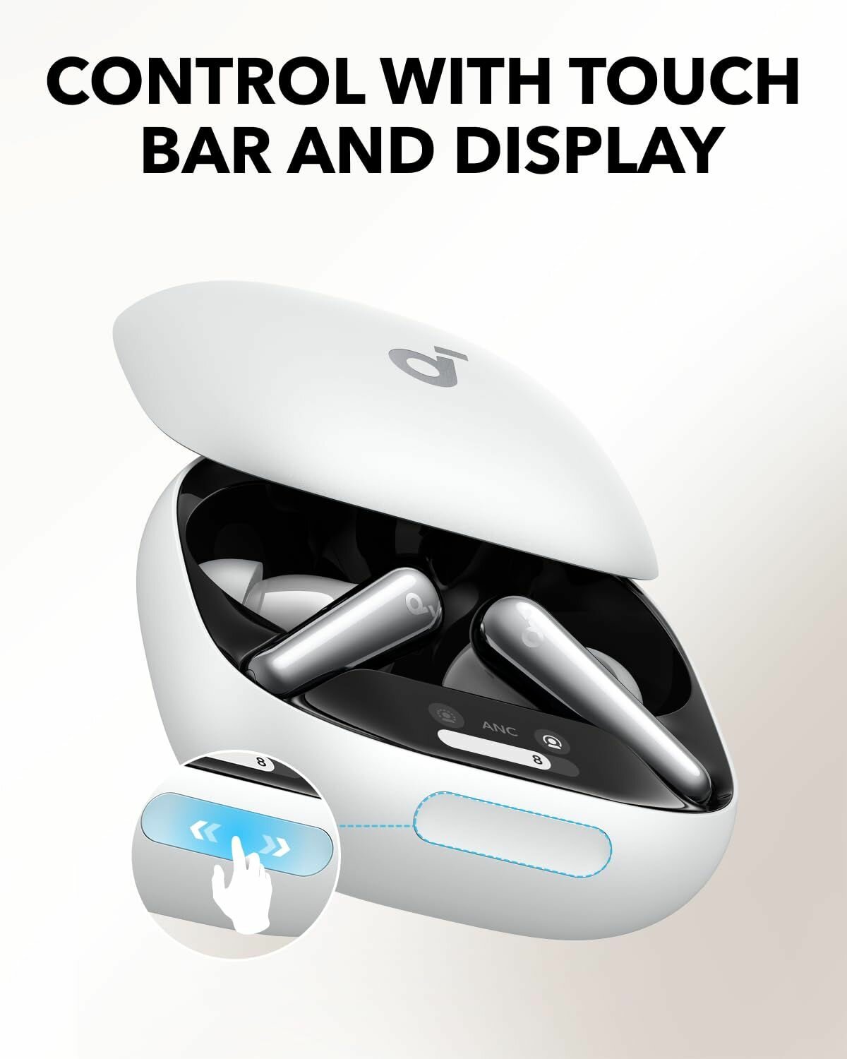 Soundcore Liberty 4 Pro от Anker, беспроводные наушники с шумоподавлением, высококачественная музыка студийного уровня, 6 микрофонов и четкие звонки от ИИ — фото 1