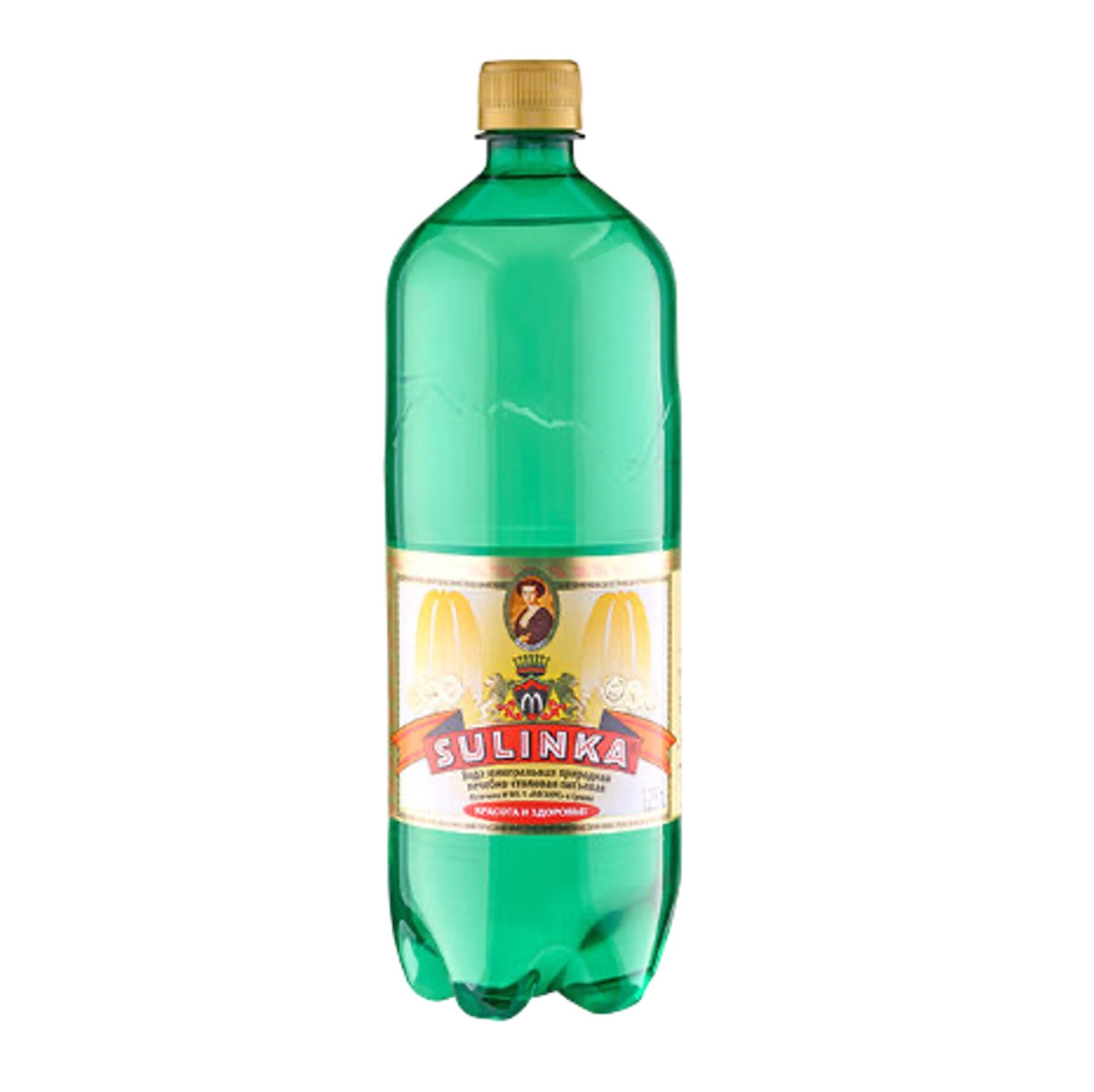 Вода Лечебно-Столовая Вода минеральная Sulinka (Сулинка) лечебно-столовая 1,25 л х 6 бутылок, газ пэт