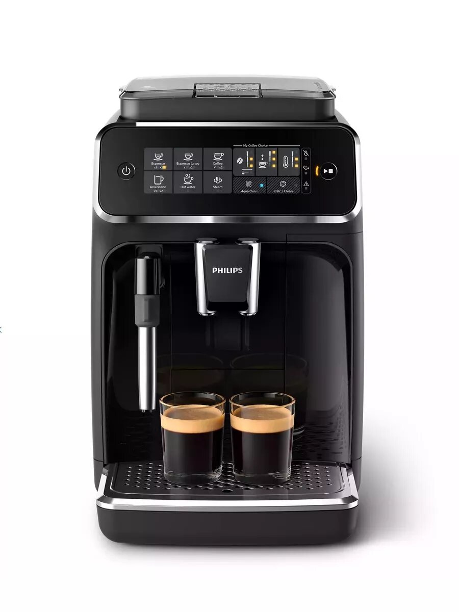 Кофемашина автоматическая Philips EP3321/40, чёрная, с капучинатором — фото 1