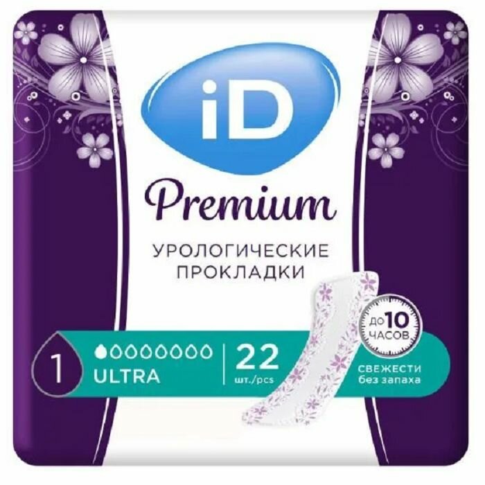 Изображение Урологические прокладки Premium Ultra (66 шт в 3 упаковках)