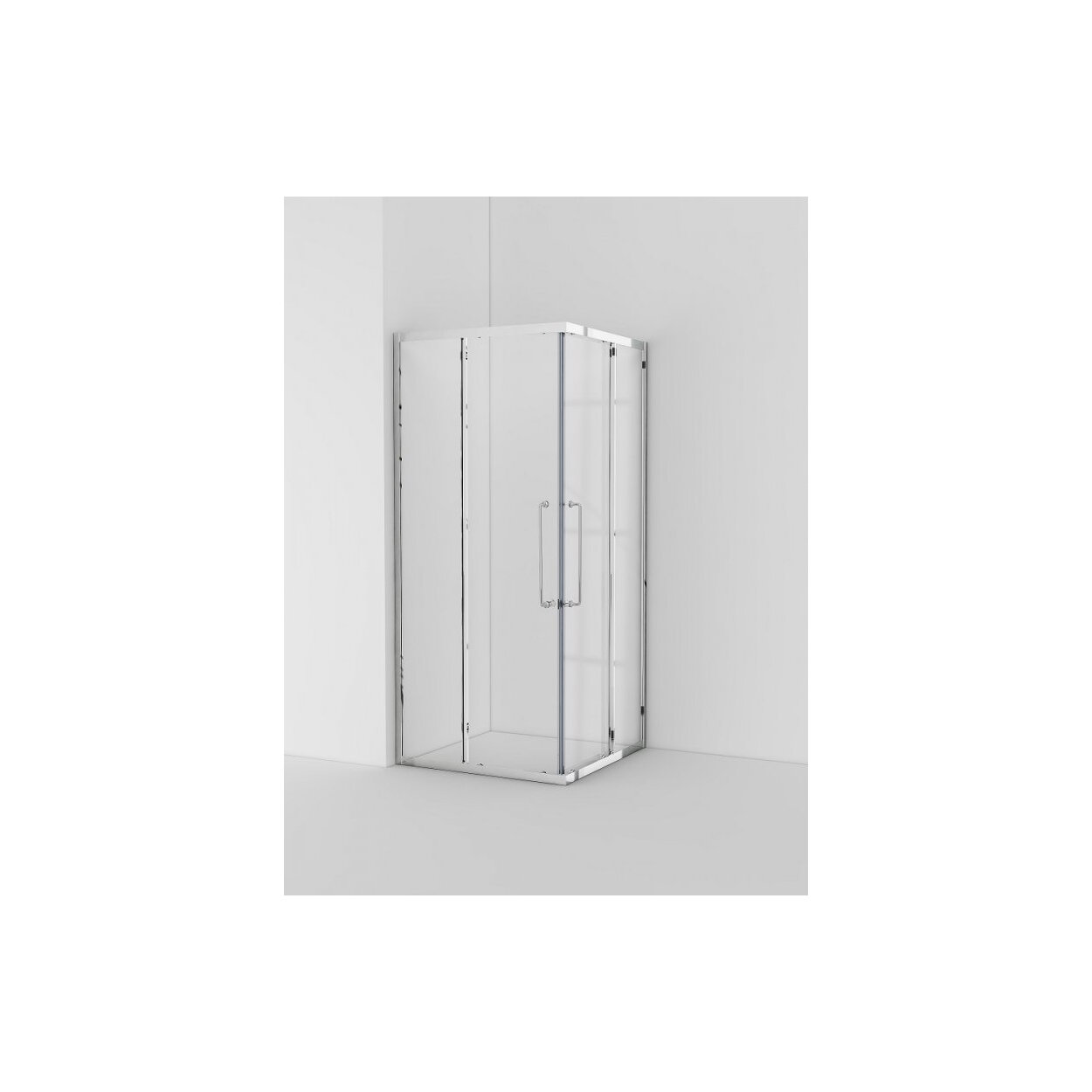 Душевой уголок Cezares RELAX-304-A-2-90-C-CR цвет профиля хром стекло прозрачное 8 мм 90х200х90 см