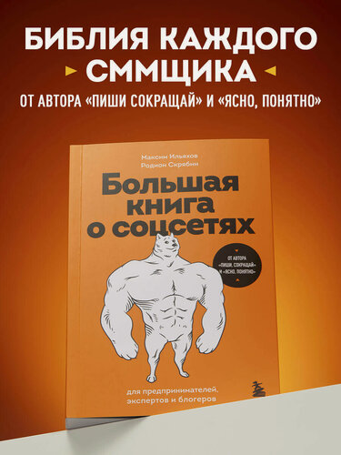 Изображение товара Ильяхов М. О, Скрябин Р. А. Большая книга о соцсетях для предпринимателей, экспертов и блогеров