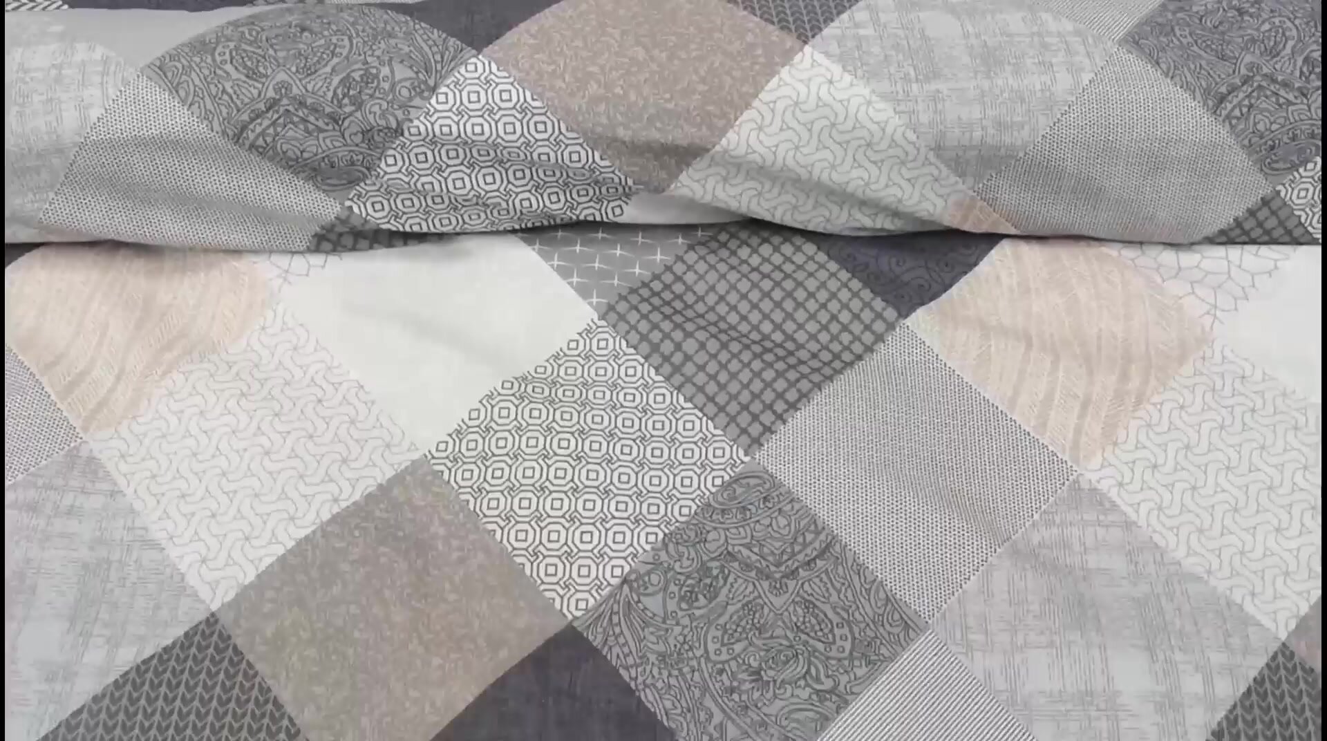 Постельное белье 1.5 спальное Унисон, Бязь, нав. 70х70, Patchwork — фото 1