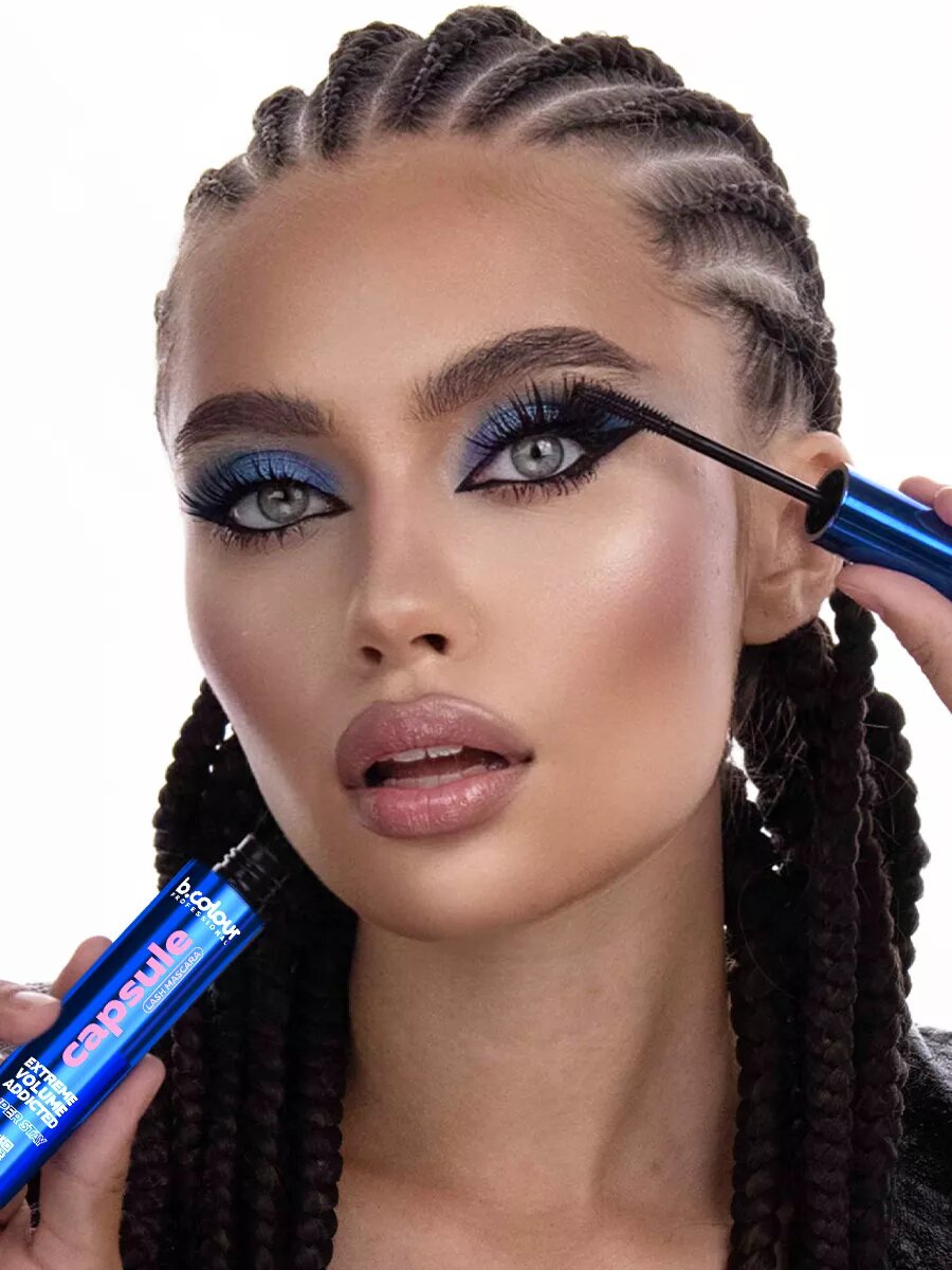 B.COLOUR PROFESSIONAL Тушь для ресниц, термотушь и Гель для бровей, набор 2 шт, CAPSULE — фото 1