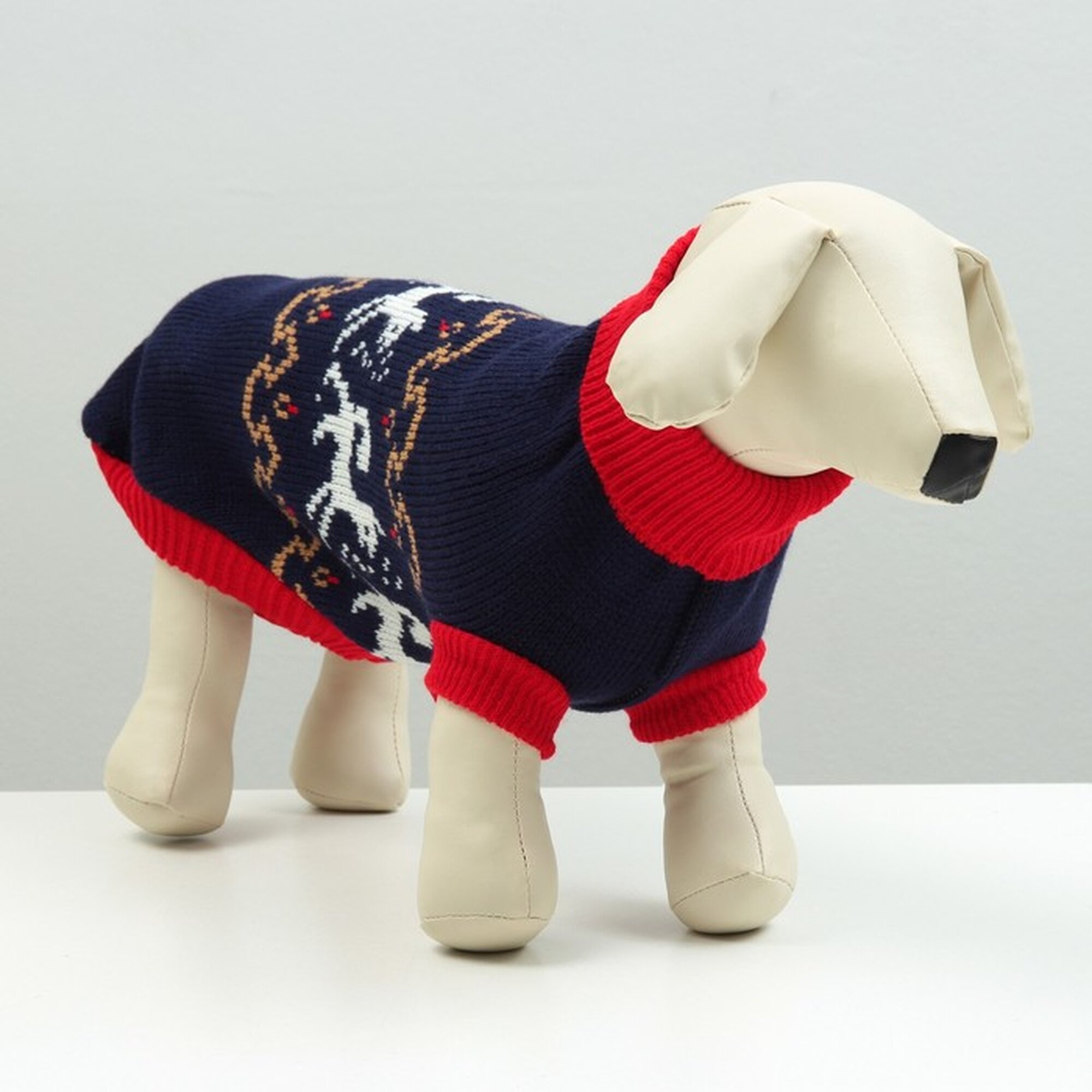 Свитер размер 18 (ДС 50-65 ОШ 22-37 ОГ 38-53 см) микс расцветок