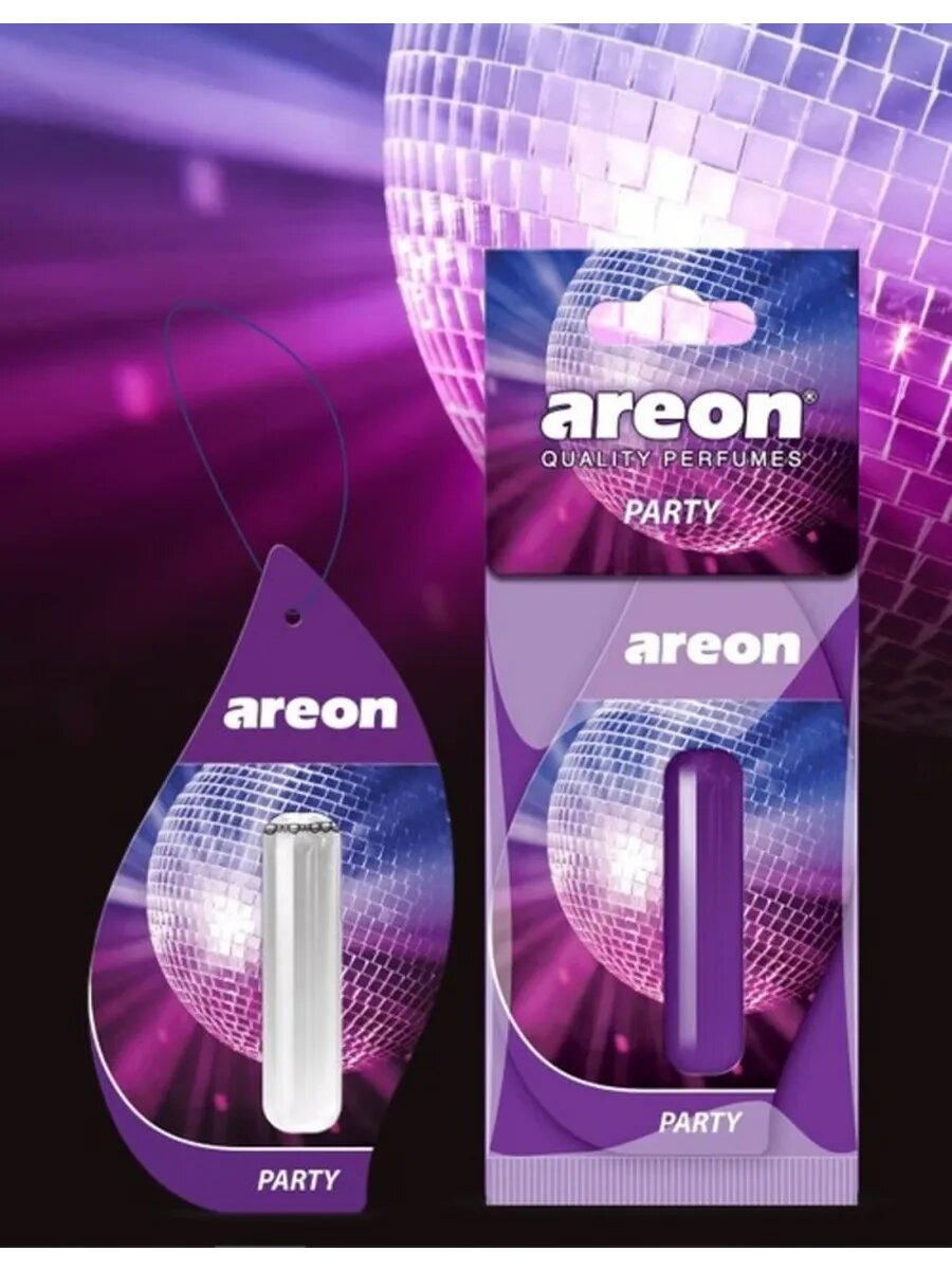 Ароматизатор для авто Areon 5ml — неповторимый аромат уюта и свежести каждый день ✨, Party