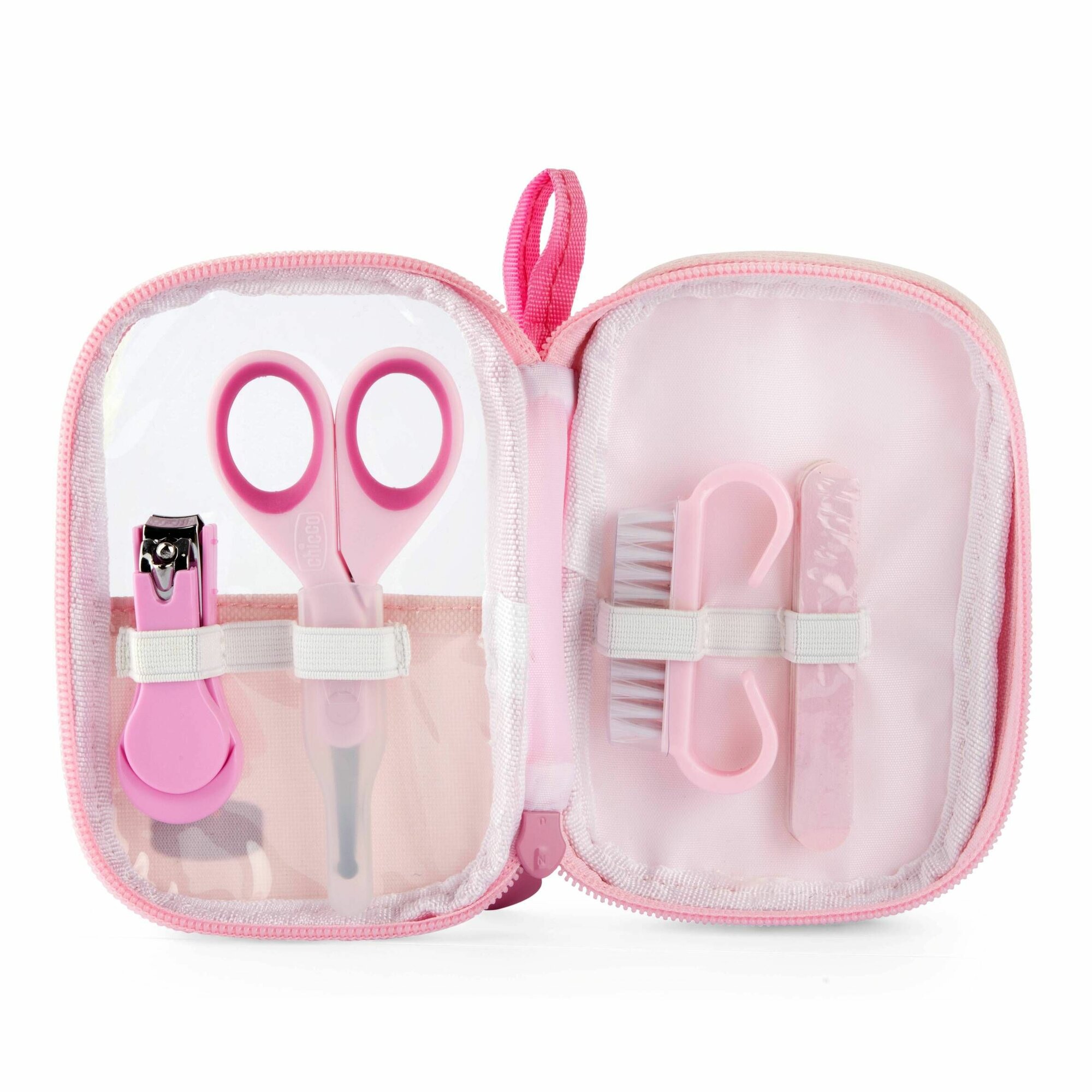 Маникюрные Наборы Xiaomi Маникюрный набор для новорожденных девочек Chicco Happy Hands, розовый