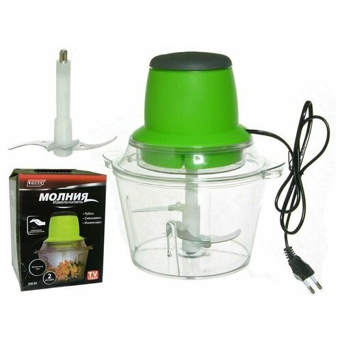 Электрический измельчитель Овощерезка блендер с 2 насадками Молния 94900₽
