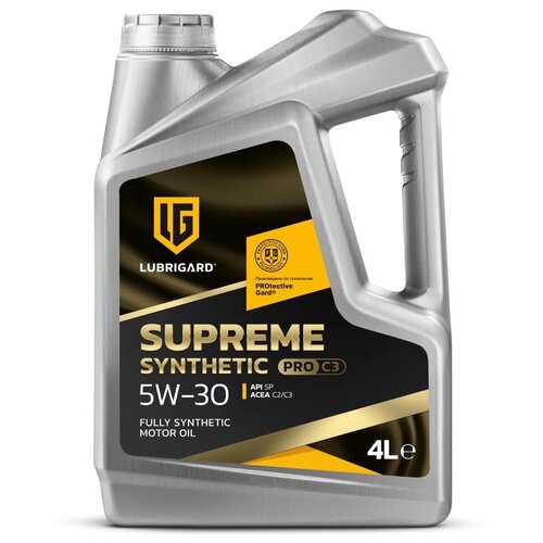 Синтетическое моторное масло LUBRIGARD SUPREME SYNTHETIC PRO C3 5W-30, 4 л