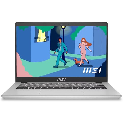 Ноутбук MSI Modern 14 C12M-240XRU i5-1235U 8Gb SSD 512Gb Intel Iris Xe Graphics eligible 14 FHD IPS Cam 39.3Вт*ч Free DOS Серебристый 9S7-14J111-240