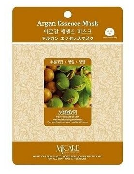 Тканевая маска для лица Mijin Argana Essence Mask, аргана, 23 гр.