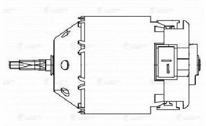 LUZAR LFH14H8 1 Электродвигатель вентилятора отопителя LUZAR LFh 14H8