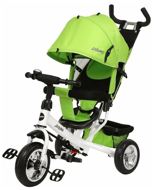 Трехколесный велосипед  Moby Kids Comfort 10x8 EVA, зеленый (требует финальной сборки)