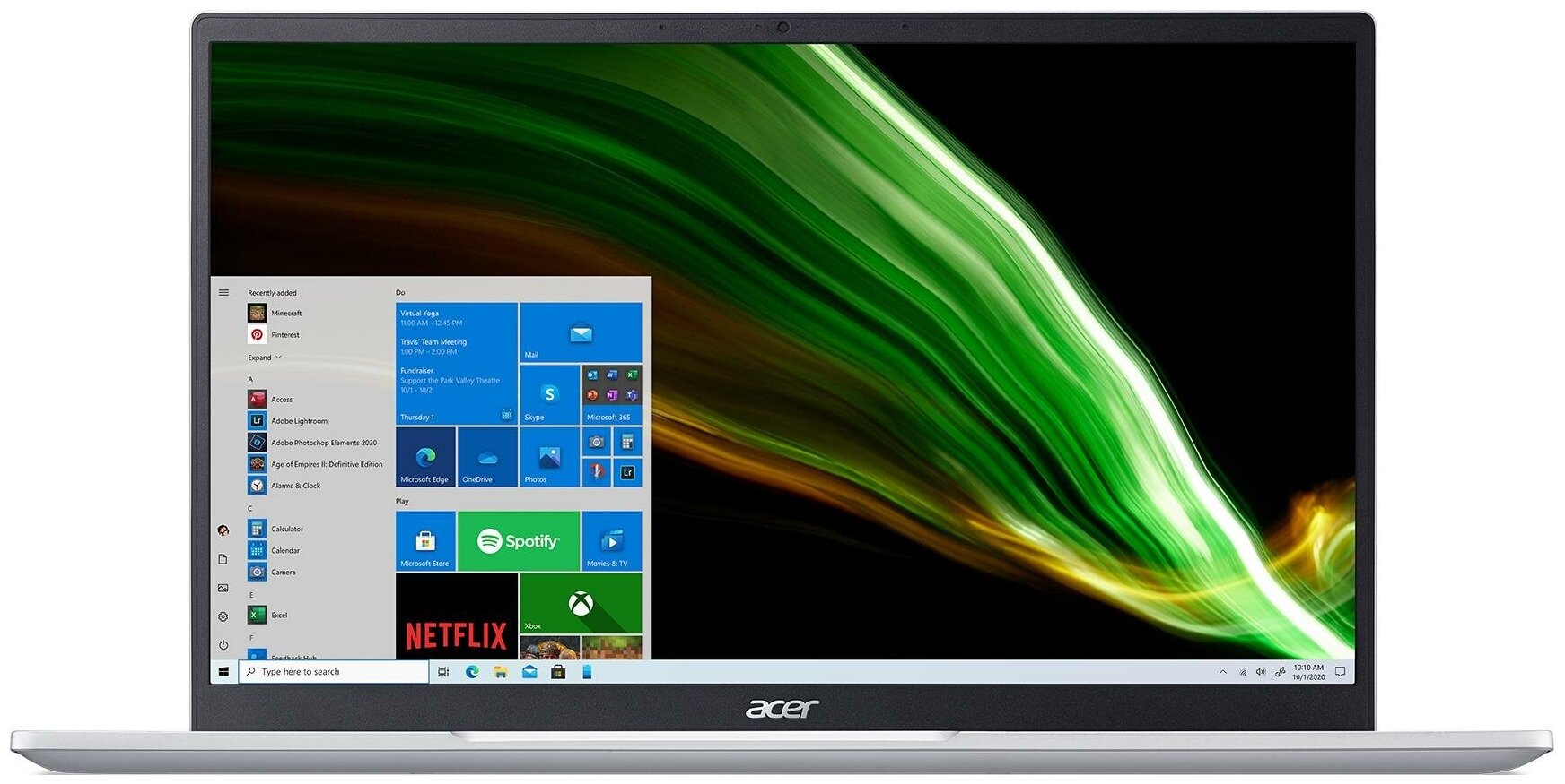 Ультрабук Acer Swift 3 SF314-511-32P8, 14", IPS, Intel Core i3 1115G4 3.0ГГц, 8ГБ, 256ГБ SSD, Intel UHD Graphics , Eshell, , серебристый - фото №7