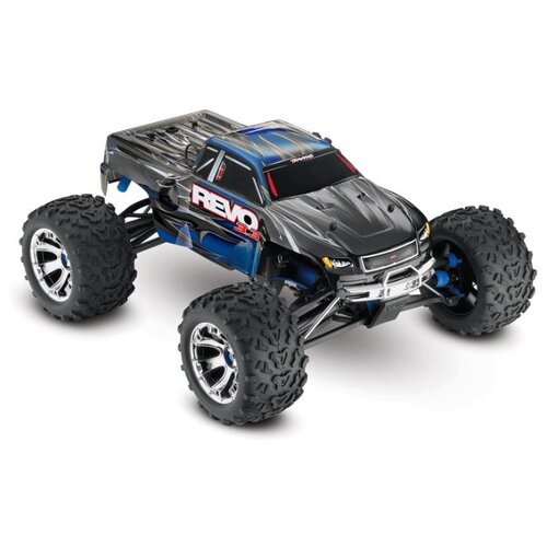 Машины на радиоуправлении TRAXXAS Revo 3.3 Nitro 1:10 4WD TQi Bluetooth module TSM Silver