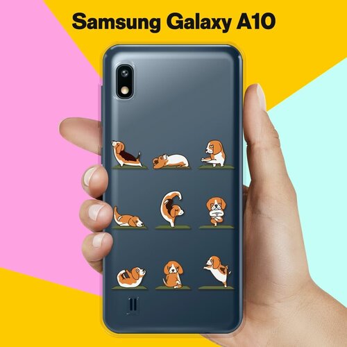 Силиконовый чехол Зарядка от Биглей на Samsung Galaxy A10 силиконовый чехол зарядка от биглей на samsung galaxy a52