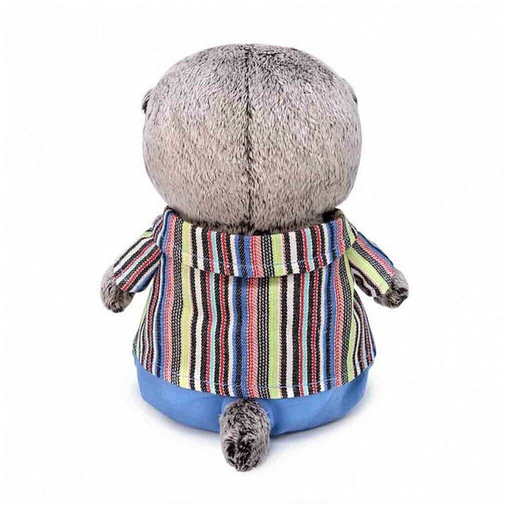 Budi Basa Мягкая игрушка Кот Басик Baby в полосатом пиджаке, 20 см - фото №2