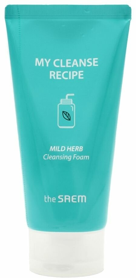 The Saem пенка для умывания с экстрактами трав My cleanse recipe Mild Herb, 150 мл, 150 г