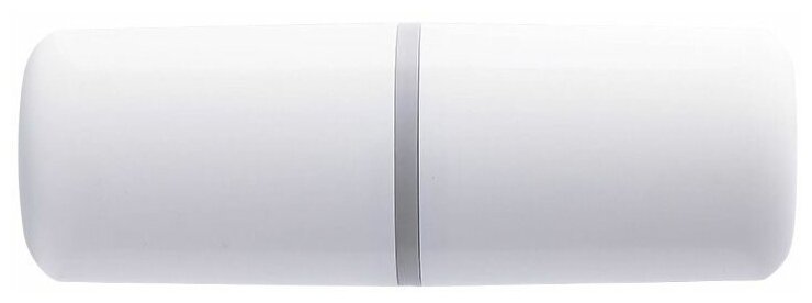 Футляр для зубной щетки и пасты "Матовый", 20 см, цвет белый - фотография № 3