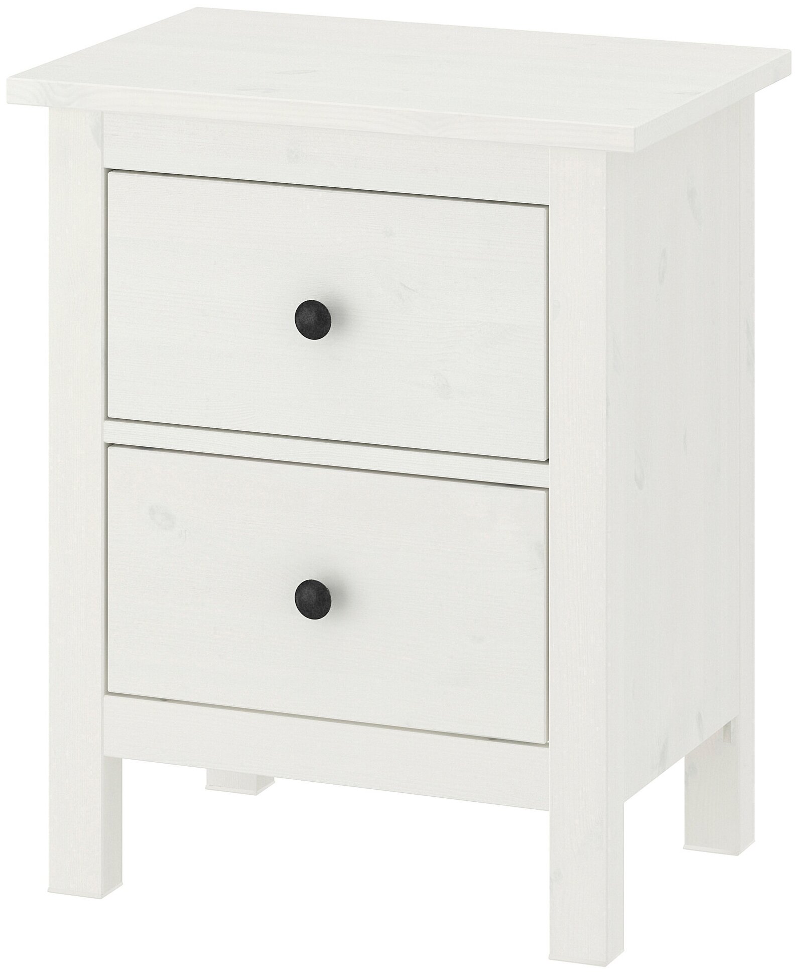 Комод с 2 ящиками Hemnes Хемнес 54*38*66 см белый