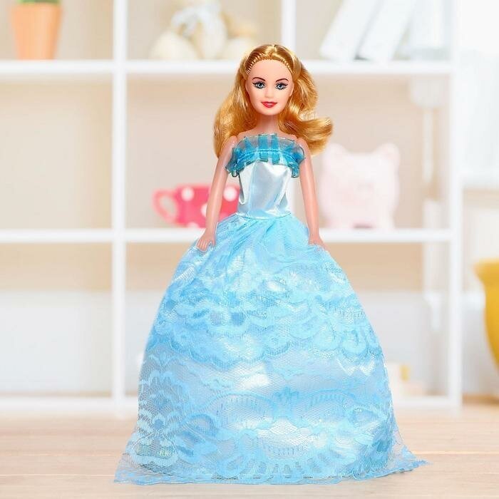 Кукла-модель «Лиза» в платье, цвета микс