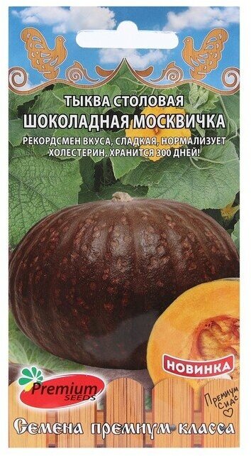 Premium seeds Семена Тыква столовая "Шоколадная Москвичка", 7 шт.