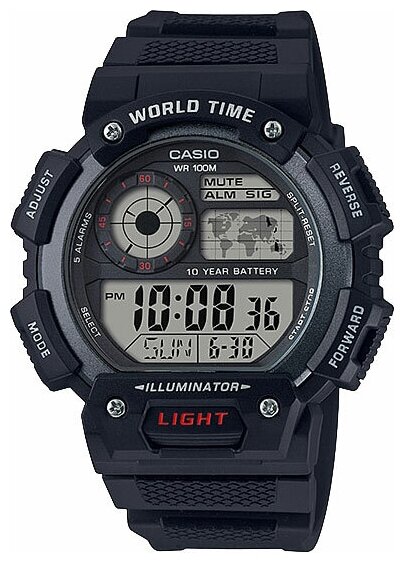 Наручные часы CASIO Наручные часы Casio AE-1400WH-1AVEF, черный