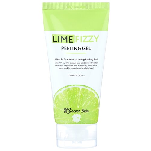 фото Secret Skin гель-скатка для лица Lime Fizzy Peeling gel 120 мл