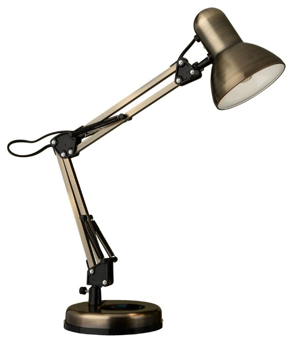 Лампа офисная Arte Lamp Junior A1330LT-1AB, E27, 40 Вт, бронзовый