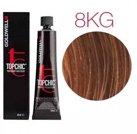Goldwell Topchic - Краска для волос 8KG медно-золотистый блондин 60 мл