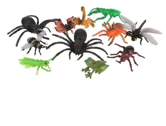 Игровой набор насекомых, 8-14 см, 12 шт Shantou Gepai 2C282