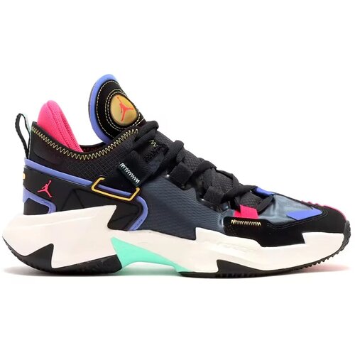 фото Кроссовки jordan why not .5 pf hype music black/watermelon/sapphire/mint foam / 42 eu