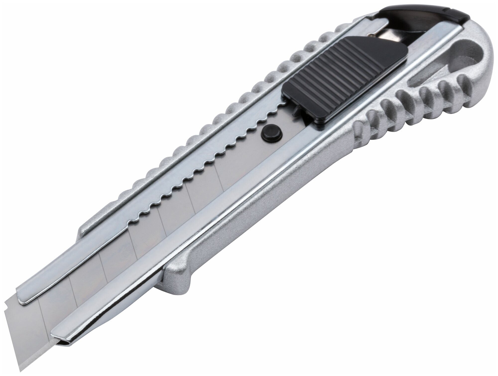 Нож канцелярский технический "Классик" 18 мм, усиленнный, металлический корпус, резиновая вставка
