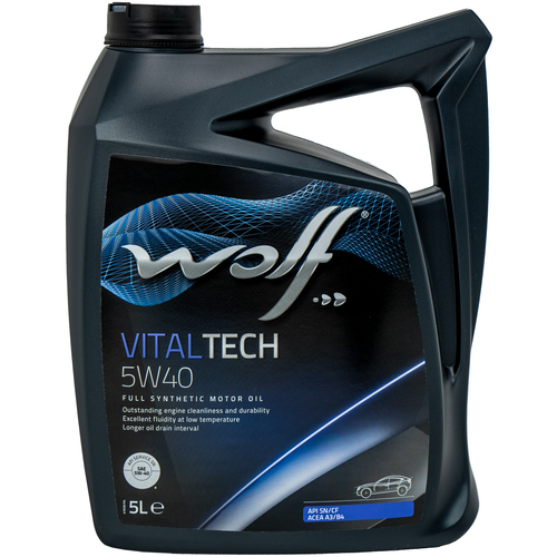 Масло моторное WOLF VITALTECH 5W40, 5 л