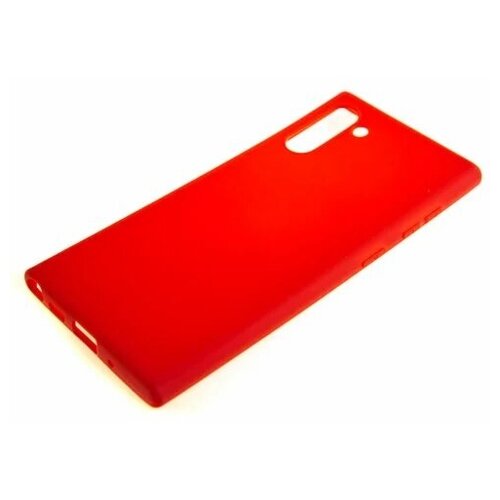 Накладка силикон Silicone Cover для Galaxy Note 10 /Note 10 5G Red