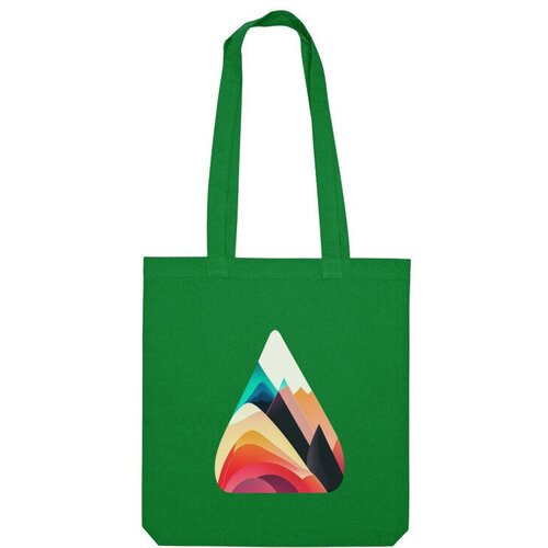 фото Сумка шоппер us basic, зеленый