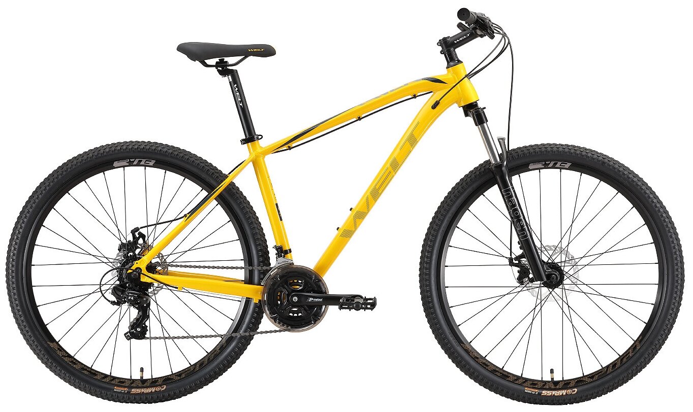 Велосипед Welt Raven 1.0 D 27 2023 Dark Yellow (дюйм:18)